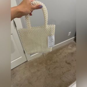 Pearl purse, perfect for a bride!